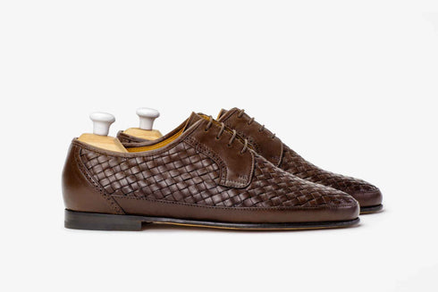 Einar shoe, dark brown calf