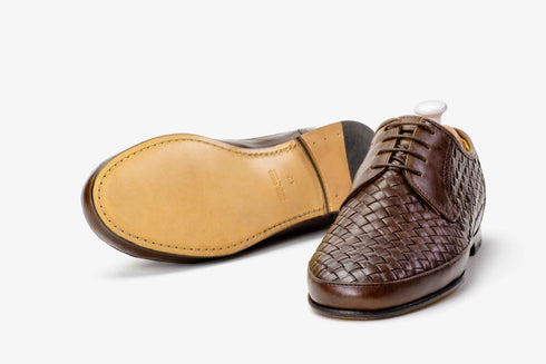 Einar shoe, dark brown calf