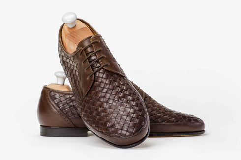 Einar shoe, dark brown calf