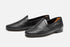 Einar loafer, black woven leather