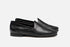 Einar loafer, black woven leather